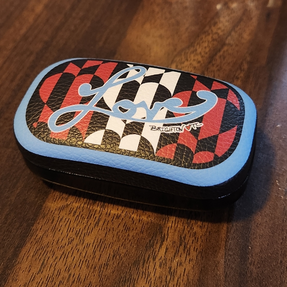 BRIGHTON FASHIONISTA JEWEL MINI BOX Fits tiny items! LOVE ME DO travel trip